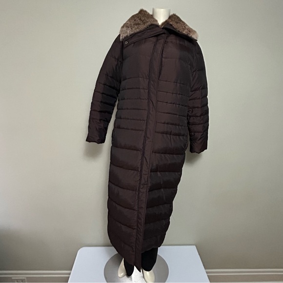 Hilary Radley Duvet Long Brown Winter Coat - Picture 6 of 7